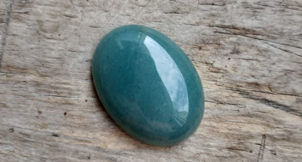 Cabochon aventurin verde, 40x30 mm