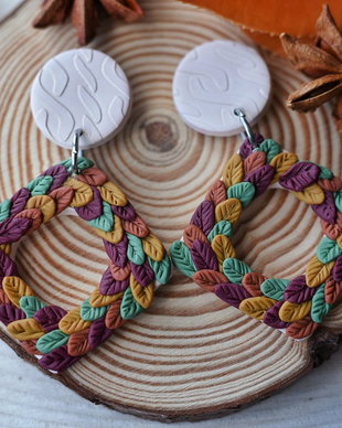 Cercei Autumn Leaves Diamonds
