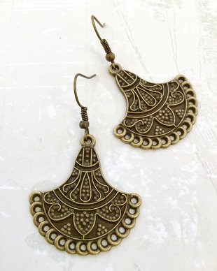 Cercei Boho bronz
