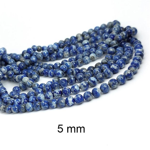 Lapis Lazuli, netratat, 5 mm, LPL-02