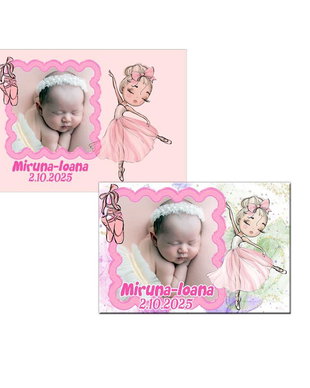 Magneti marturii botez  model BALERINA