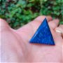 Inel Lapis lazuli fatetat si Argint 925 - IN1108 - Inel albastru reglabil, inel supradimensionat, cadou sotie, inel cadou, cadou 8 martie, cadou Craciun, cristale vindecatoare, cristaloterapie, cristale de colectie