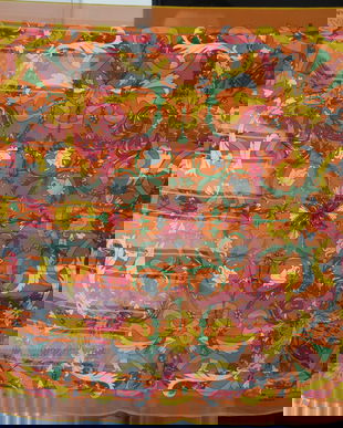 Esarfa Yorn Paris din matase naturala