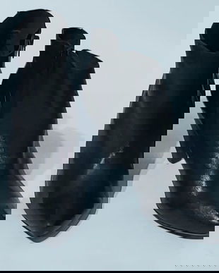 Boține negre piele mas 38