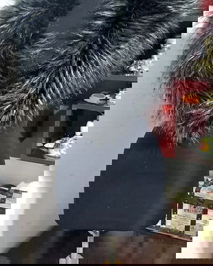 Guler din înlocuitor de blană