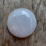 Cabochon jad alb, 30 mm