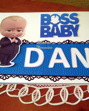 Carte de oaspeti baby Boss