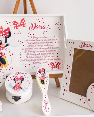 Set moț  fetițe Minnie mouse