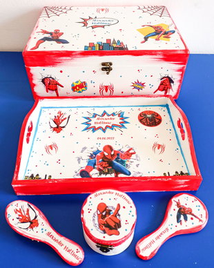 Set moț băiețel cu Spiderman
