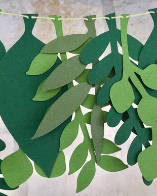 Frunze mari decor