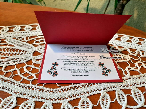 Invitatie model traditional