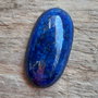Cabochon lapis lazuli, 40x20x8 mm