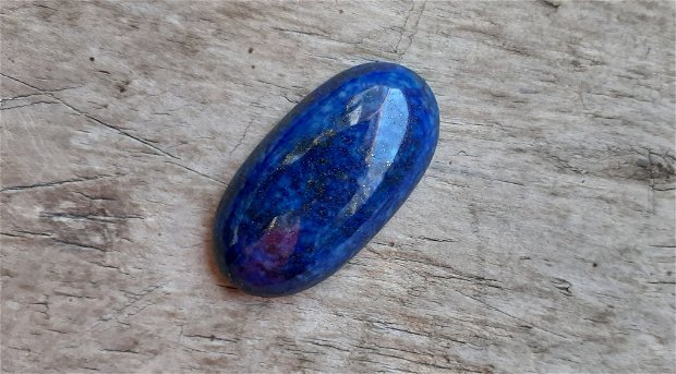 Cabochon lapis lazuli, 40x20x8 mm