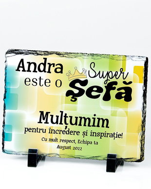 cadou personalizat pentru sefa