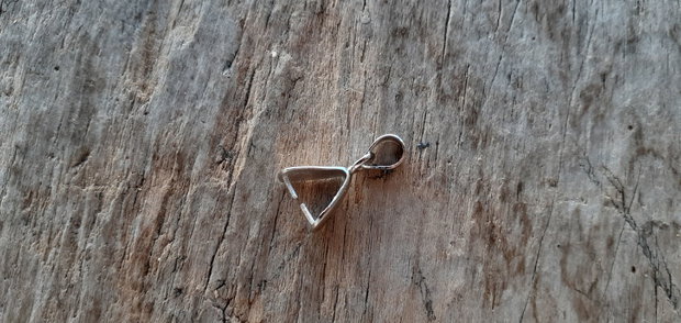Agatatoare, argint 925 rodiat, 18x8 mm