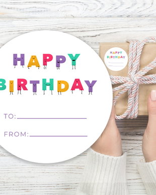 Stickere Happy Birthday