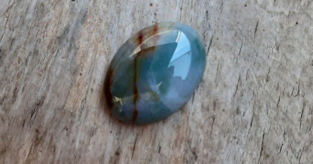 Cabochon agata, 25x18 mm