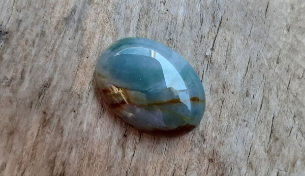 Cabochon agata, 25x18 mm