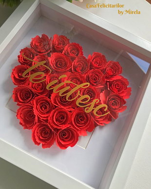 Rama 3D personalizata Te iubesc