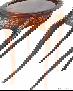 Masa baroc din lemn masiv furniruit pentru bijuterii