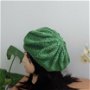 Bereta Caciula tricotata verde