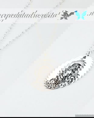 Lantisor/Colier Personalizat / Maica Domnului / Fecioara Maria / Icoana / Argint 925