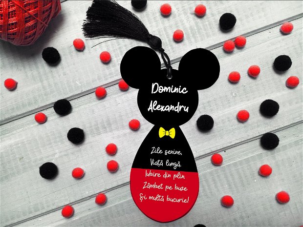Semn de carte - Mickey Mouse/ Minnie Mouse
