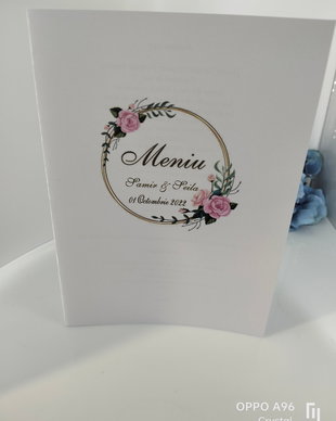Meniu nunta cu flori