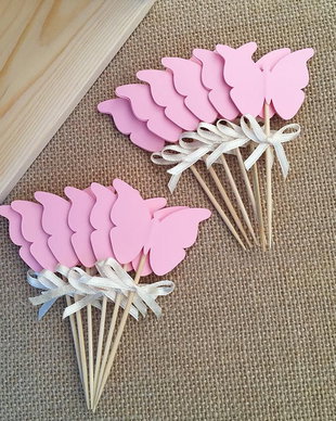 Props-uri pentru candy bar fluturi