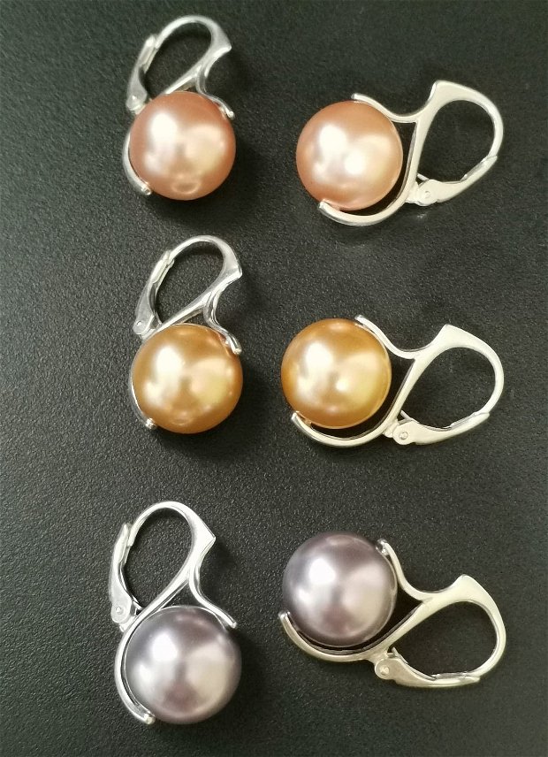 Cercei din argint 925 și perle Swarovski