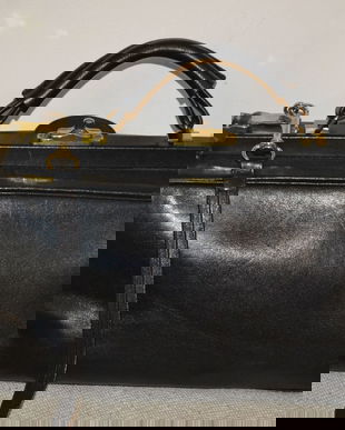 Geanta Dr. bag din piele naturala