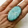Inel cupru & Larimar