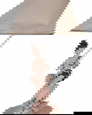 Lampa din rasini cu doua balerine