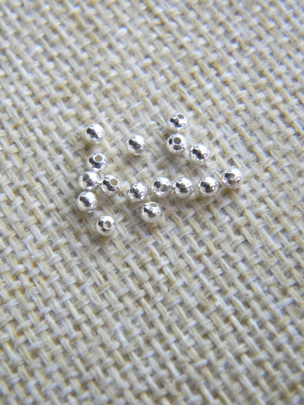 Margele argint 3 mm/10buc. (MN8)