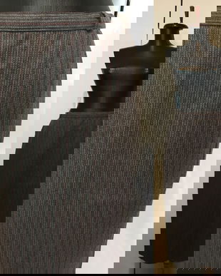 FUSTA MIDI STOFA LANA GRI