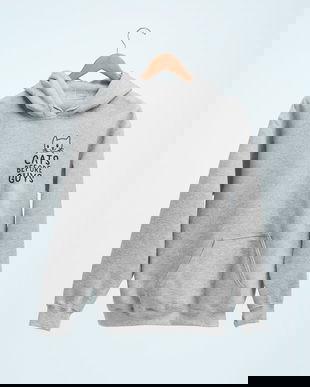 Hanorac brodat manual, Hanorac unisex, Hanorac pictat, Hanorac one line, Bluza unisex brodata manual, Hanorac pisica, Pisicuta, Pisica, Pisicuta brodata, Pisica brodata