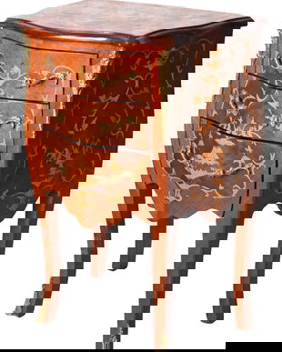 Comoda baroc din lemn masiv furniruit