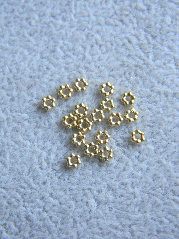 Margele vermeil 3 mm, 10 buc (MNV 7)