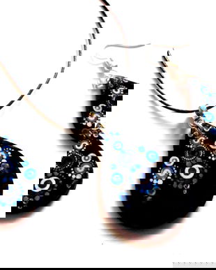 set bijuterii lemn cu mandala 41641