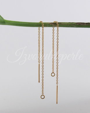 Lant pentru cercei, gold filled 14k (1per)
