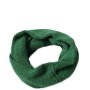 Fular circular amestec lana verde unisex