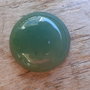 Cabochon aventurin, verde, 25 mm
