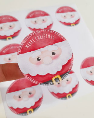 Stickere Merry Christmas