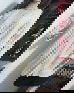 Cardigan lung marime 46-50