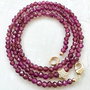 Colier CHOKER Granat bordo
