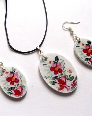 set bijuterii lemn 41822