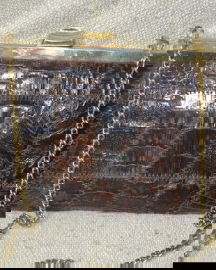 Plic Pierre Cardin  din piele de crocodil