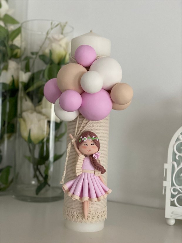 Lumanare Fetița cu baloane