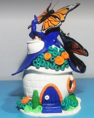 Lampa de veghe - Spring Monarch Fairy House