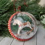 Decoratiune cu calut pentru bradul de craciun - 3d